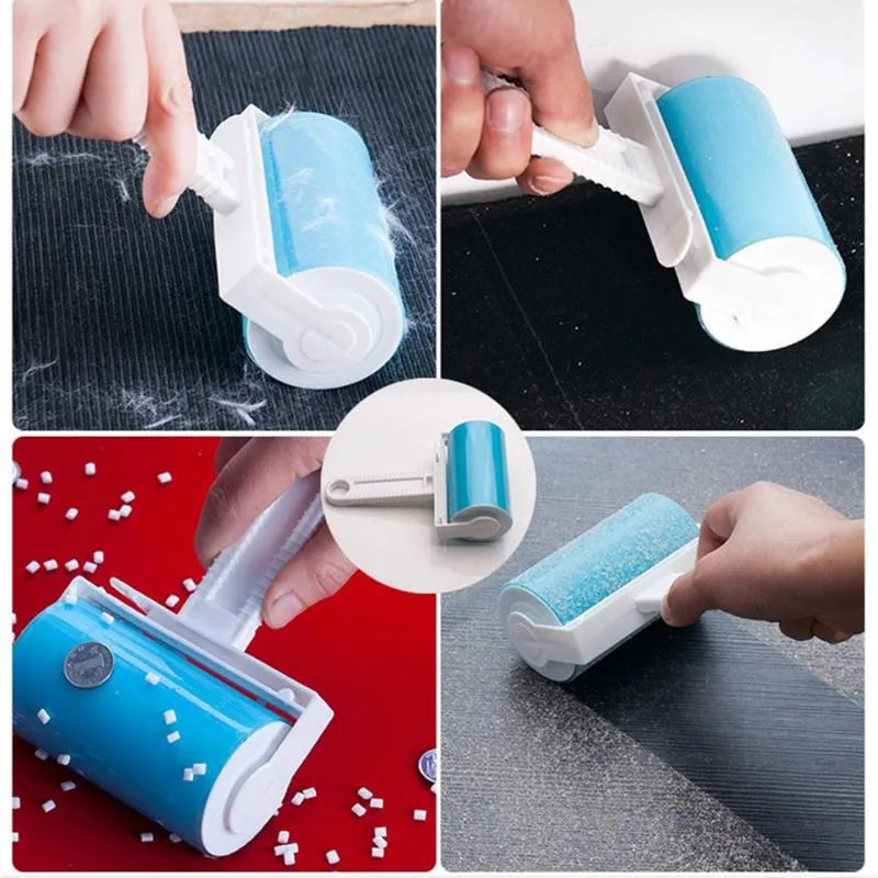 Reusable Washable Lint Roller – Silicone Sticky Pet Hair Remover for Clothes, Sofa, Carpet & Car Seats