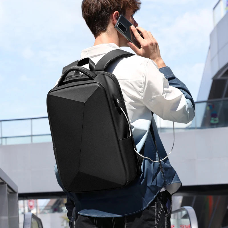Expandable Laptop Backpack With USB Port – Water-Resistant Business Travel Bag
