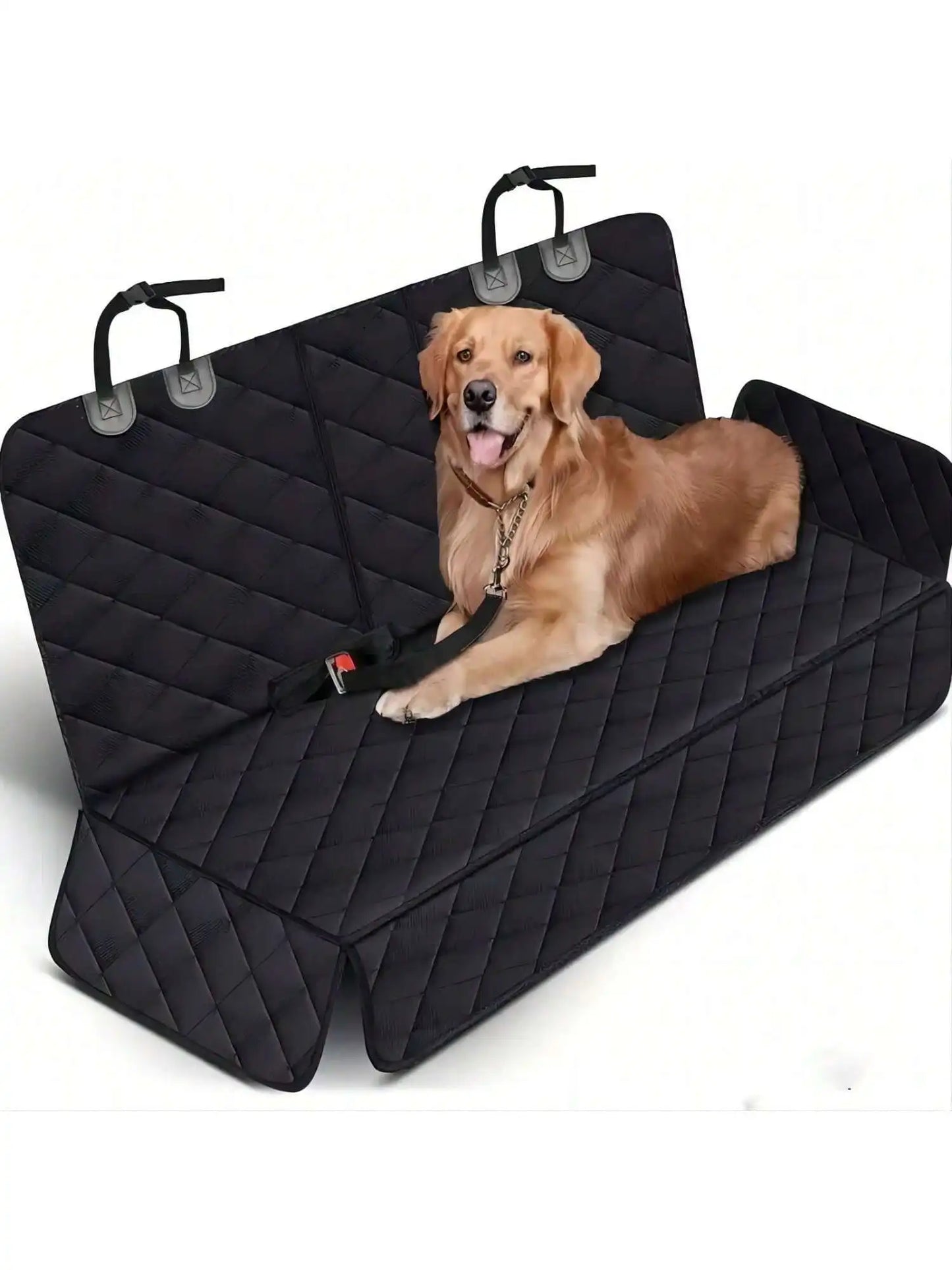 Waterproof Dog Car Seat Cover with Armrest Access – Pet Travel Mattress & Back Seat Protector