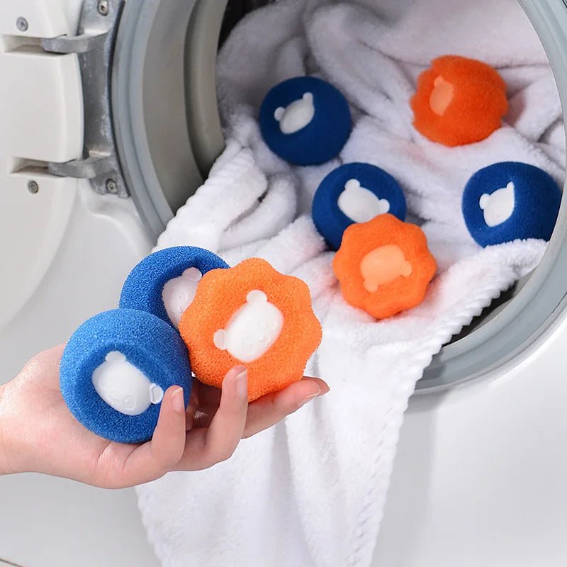 3-10pcs Pet Hair Remover Reusable Ball Laundry Washing Machine Filter Wool Sticker Cat Hair Remover Pet Fur Lint Catcher Home - Goodify Mart
