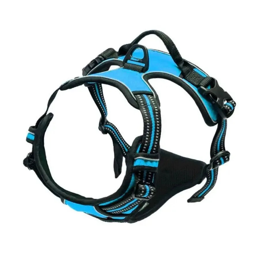 Pet Dog Harness, Collar & Leash Set – Adjustable Vest Harness for Small & Medium Dogs