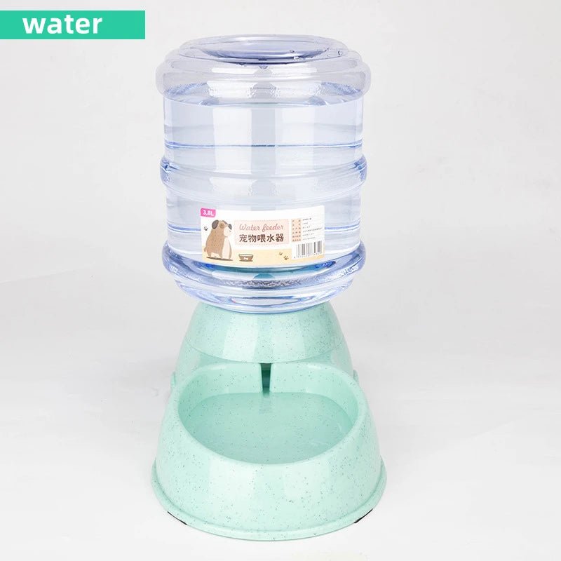 Large Capacity Pet Feeder Bowl with Automatic Water Dispenser – Dog & Cat Food and Drinking Station - Goodify Mart