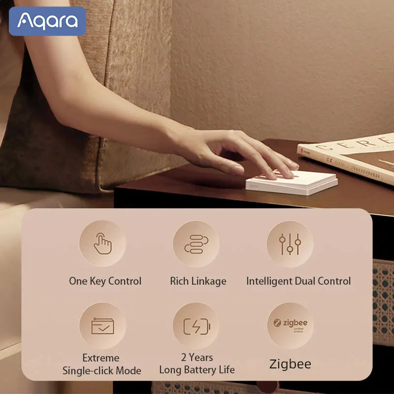 Aqara Smart Wall Switch E1 – Zigbee 3.0 Light Switch (With / No Neutral)