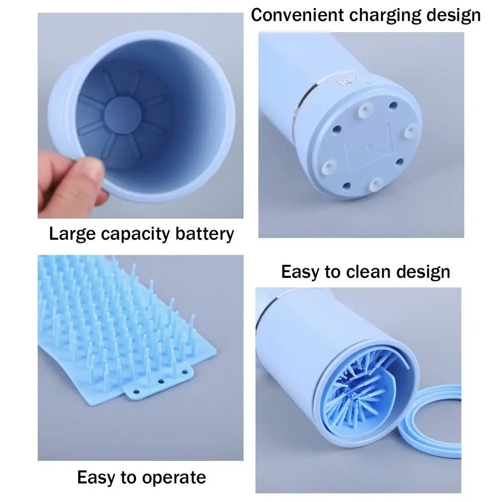 Electric Dog Paw Cleaner – USB Rechargeable Automatic Pet Paw Washer for Dogs & Cats - Goodify Mart
