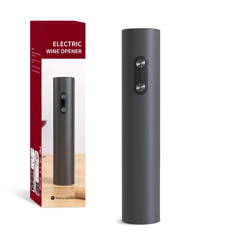 Electric Wine Opener Gift Set – Automatic Red Wine Bottle Opener with Stopper & Pourer