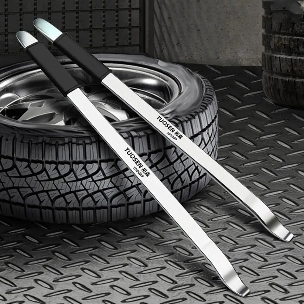 Professional Metal Tire Changing Pry Bar With Rubber Handle – 1/2-Piece Set