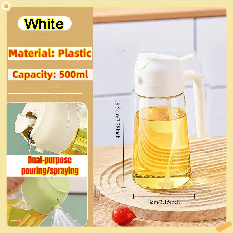 Oil Spray Bottle 200/300/500ml – Olive Oil Sprayer for BBQ, Cooking & Baking