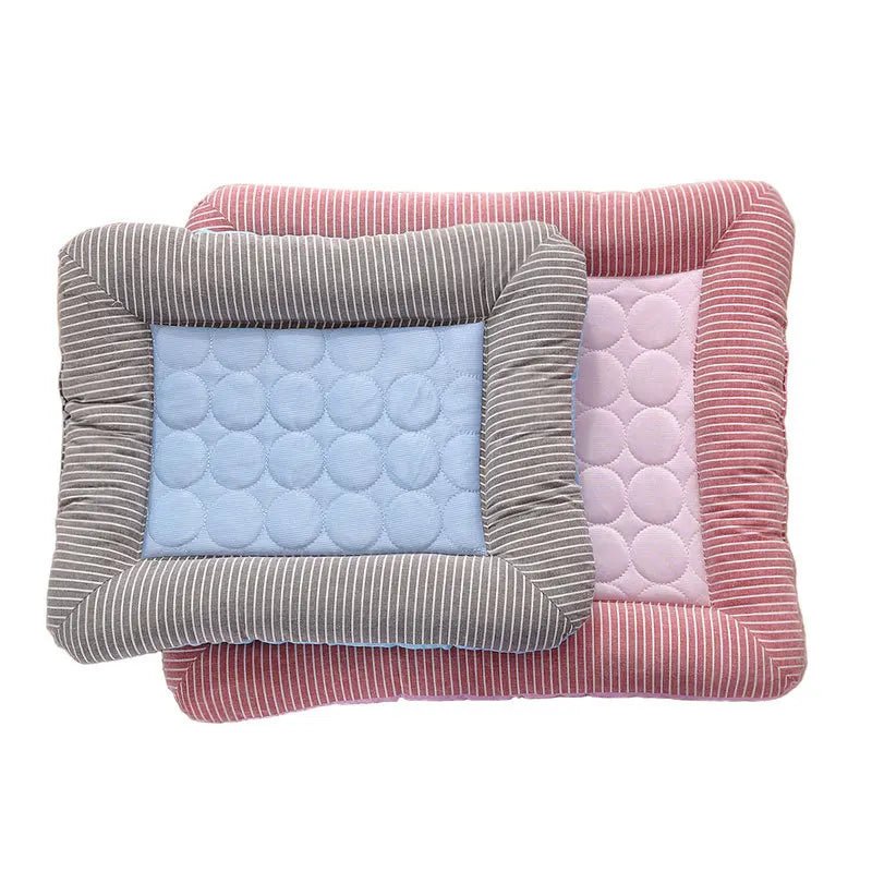 Breathable Summer Cooling Mat For Dogs & Cats – Washable Cotton Pet Bed - Goodify Mart