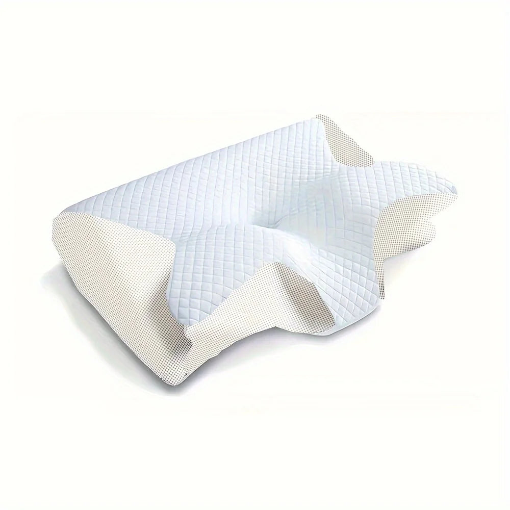 Ergonomic Wave Memory Foam Pillow For Side, Back & Stomach Sleepers