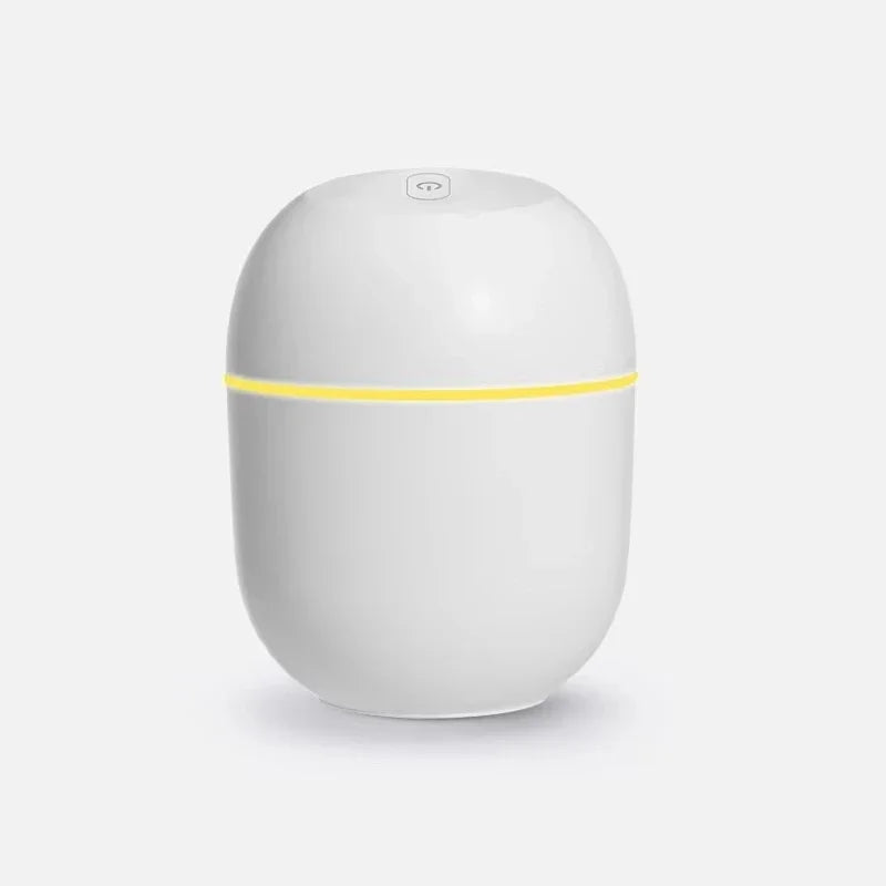 220ml USB Mini Humidifier With LED Night Light – Portable Mist Maker for Home, Office and Car
