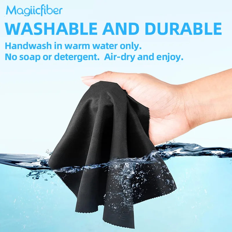 High-Density Microfiber Screen And Lens Cleaning Cloth – Reusable Non-Streak Wipe