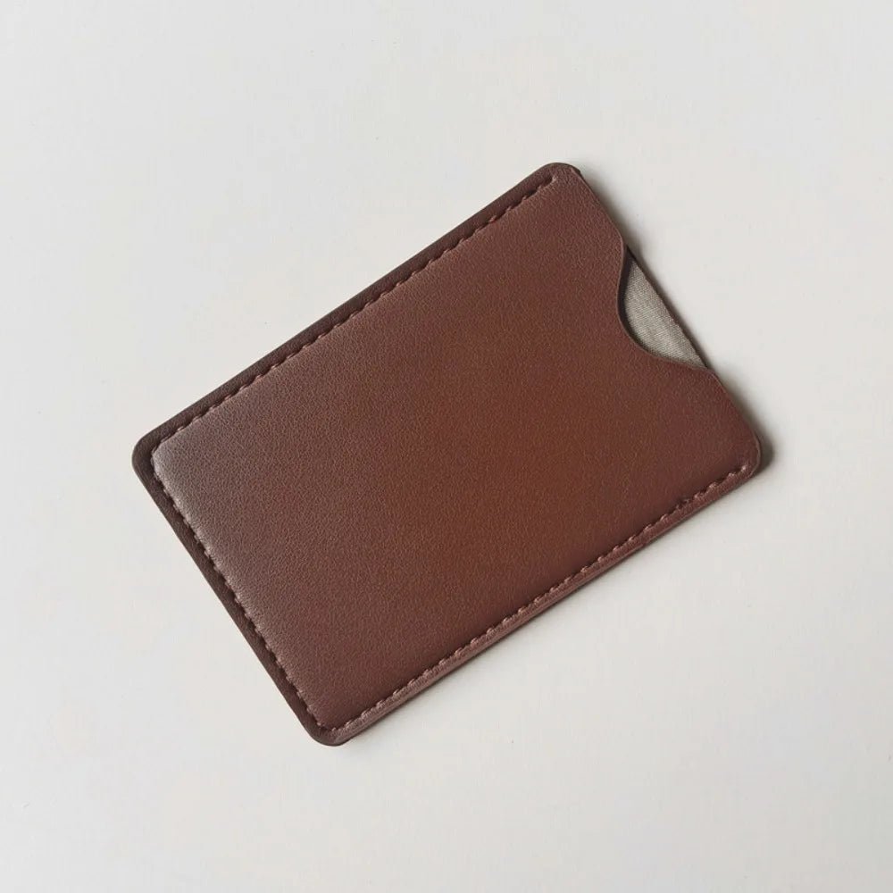 Ultra-Thin RFID-Blocking PU Card Sleeve – Bank, ID and Travel Card Holder - Goodify Mart