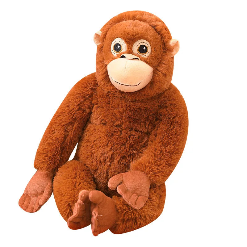 66cm Cartoon Gorilla Plush Toy – Soft Stuffed Monkey Doll for Gift & Room Decor