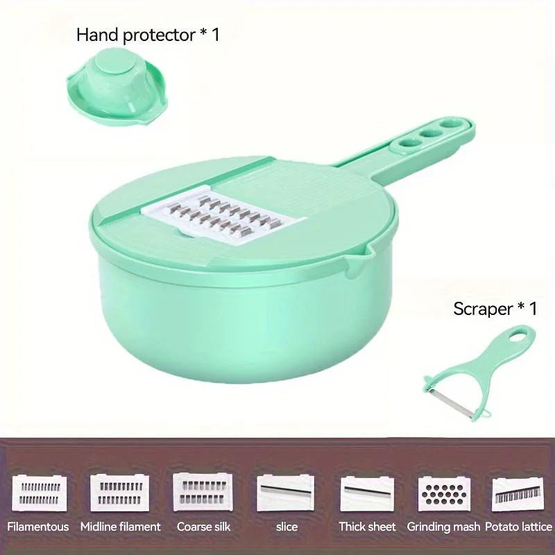 9-in-1 Multifunctional Vegetable Chopper & Slicer - Goodify Mart