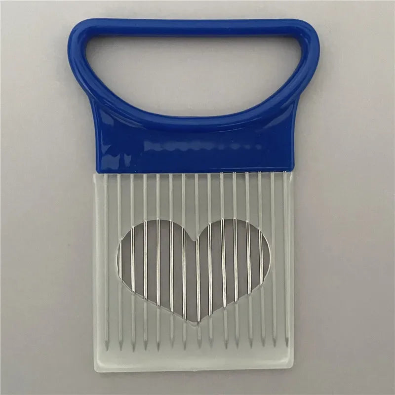 Colorful Onion Slicer with Stainless Steel Holder