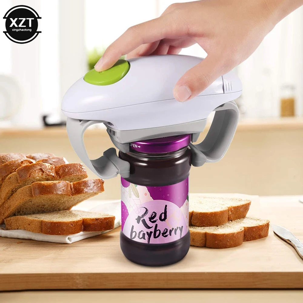 Electric Jar Opener – One-Key Automatic Kitchen Lid Opener