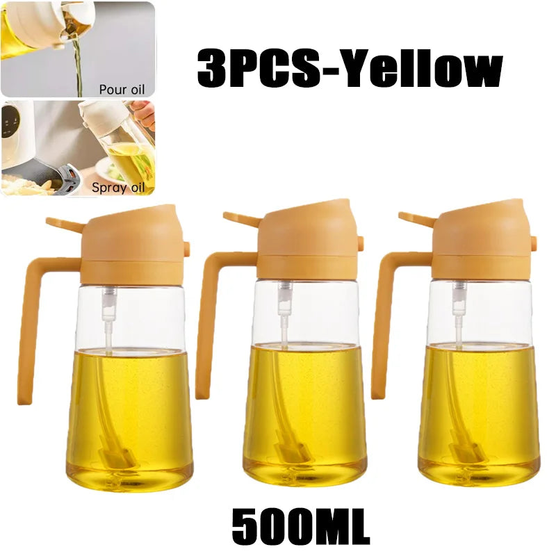 Oil Spray Bottle 200/300/500ml – Olive Oil Sprayer for BBQ, Cooking & Baking