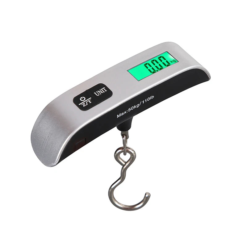 ZUIDID Digital Luggage Scale 50kg/110lb – Portable LCD Hanging Travel Weight Tool