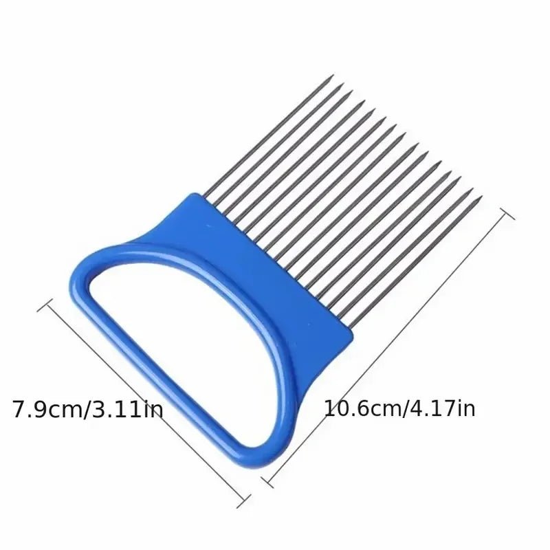 Colorful Onion Slicer with Stainless Steel Holder - Goodify Mart