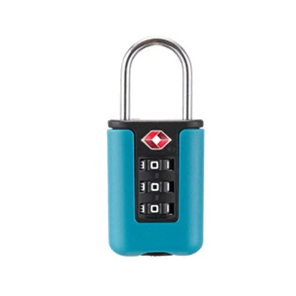 3-Digit Resettable Cable Lock – Mini Combination Padlock for Backpack Zippers and Luggage