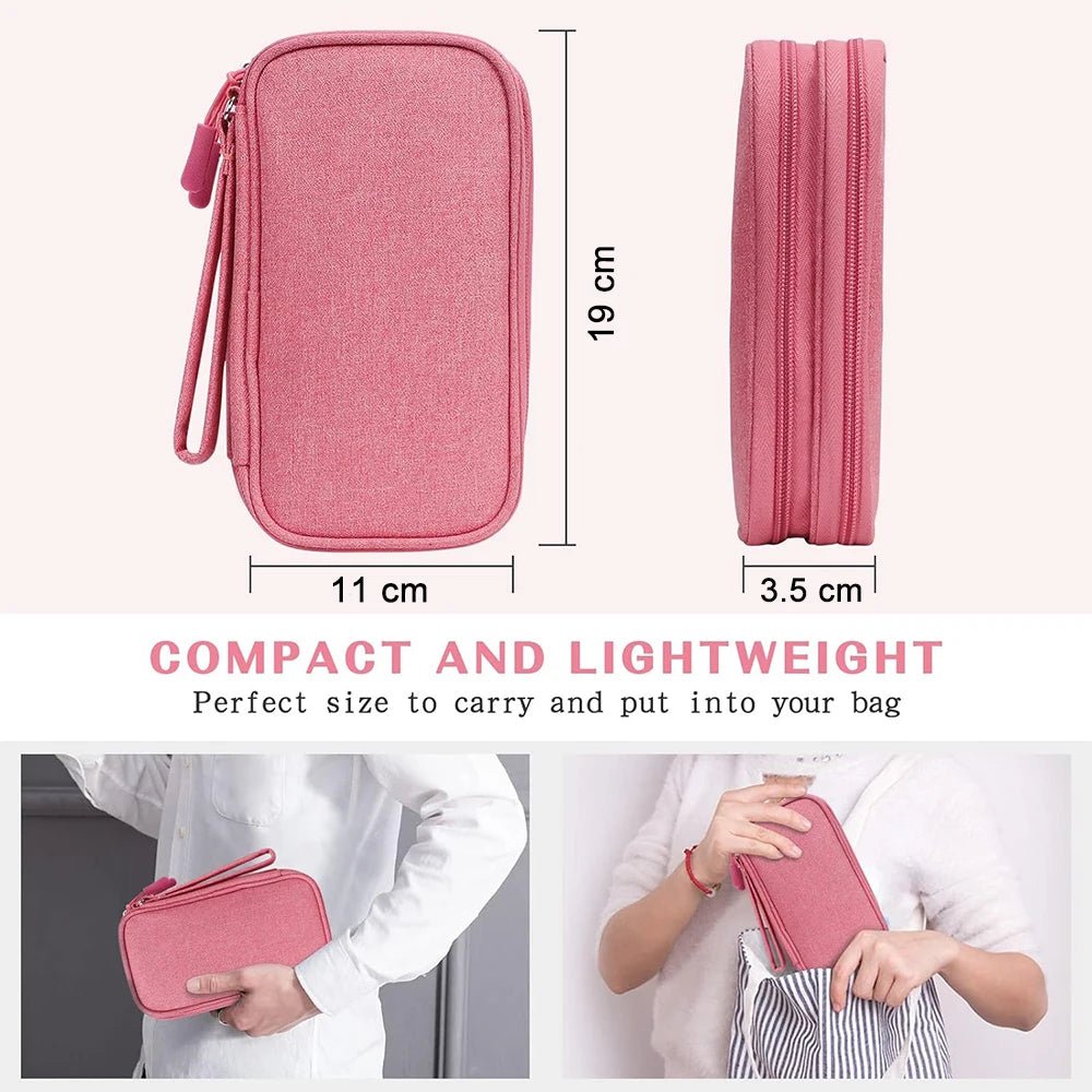Portable Electronics Organizer Bag – Travel Cable and Charger Storage Case - Goodify Mart
