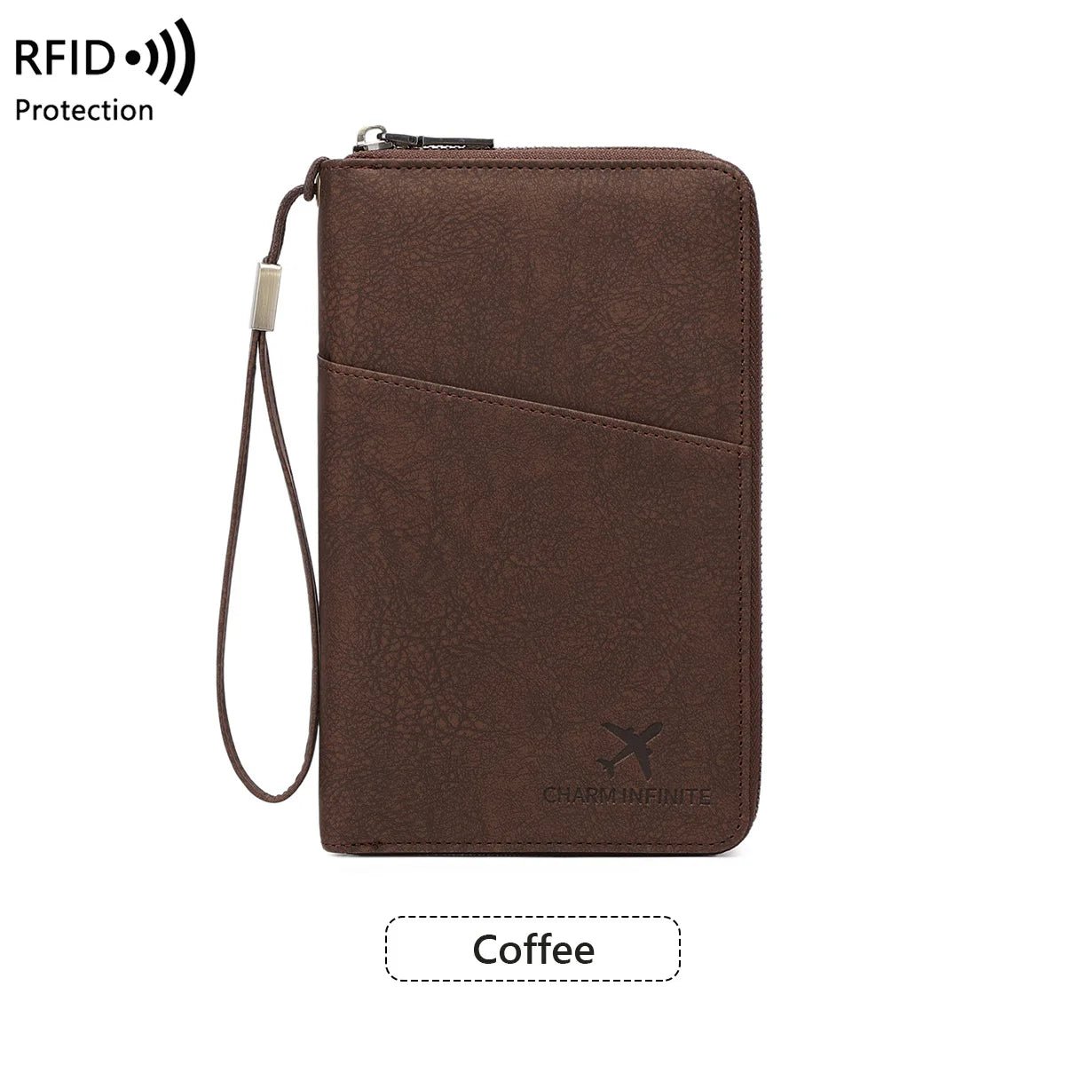 RFID-Blocking Multi-Passport Travel Wallet – Family Document, Ticket & Card Organizer - Goodify Mart