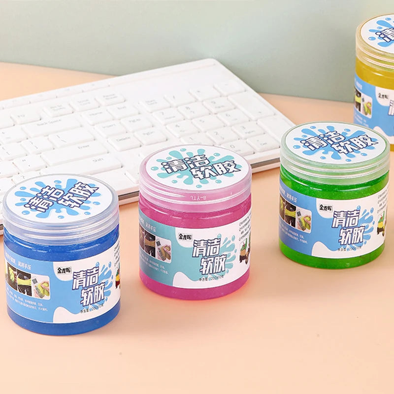 160g Reusable Car Cleaning Gel For Air Vents, Dashboard And Keyboards