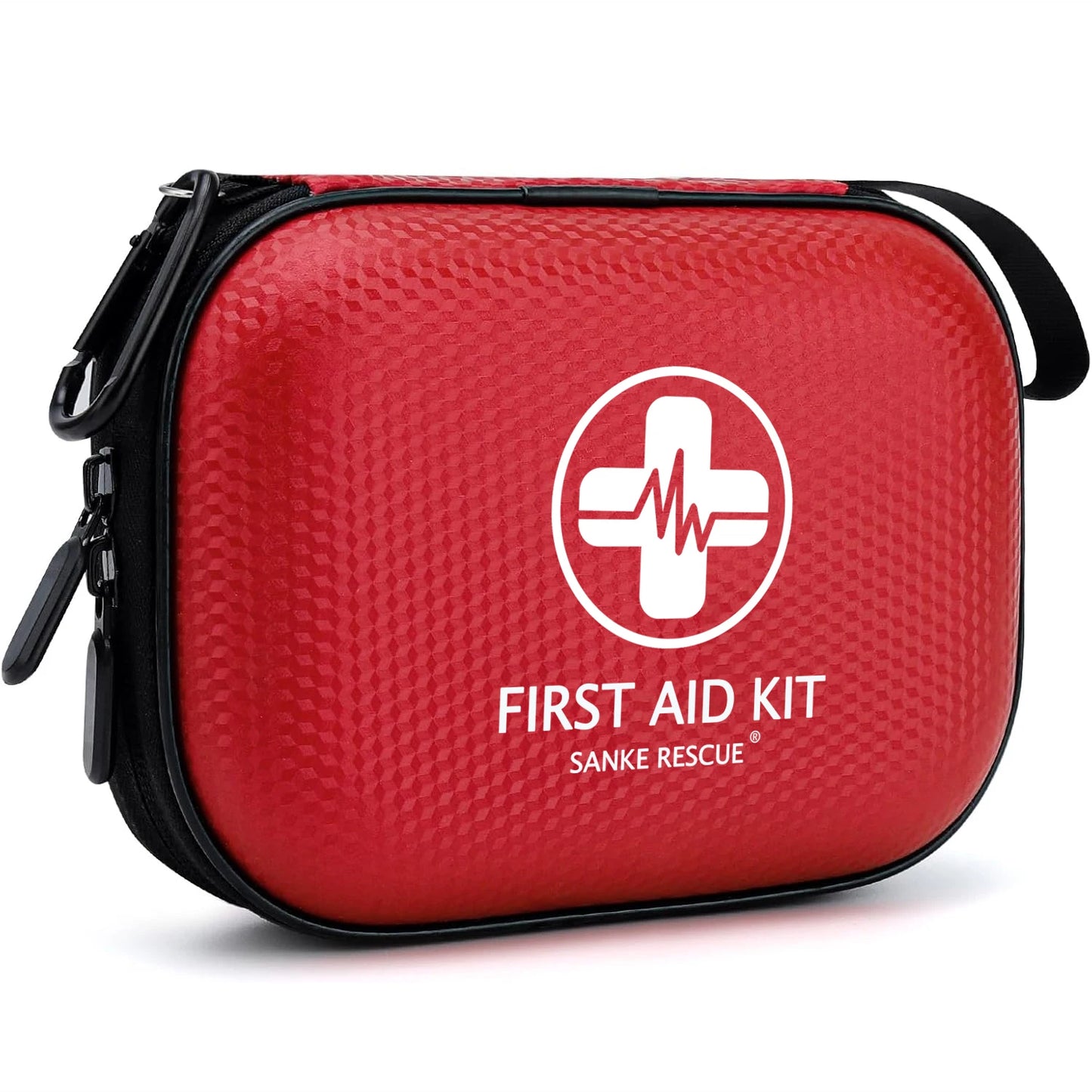 150-Piece Compact First Aid Kit – Water-Resistant EVA Hard Case for Car, Travel and Camping