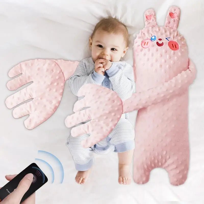 Remote Control Baby Sleep Soothing Plush Bear – Electric Patting Comfort Pillow for Infants (65cm) - Goodify Mart
