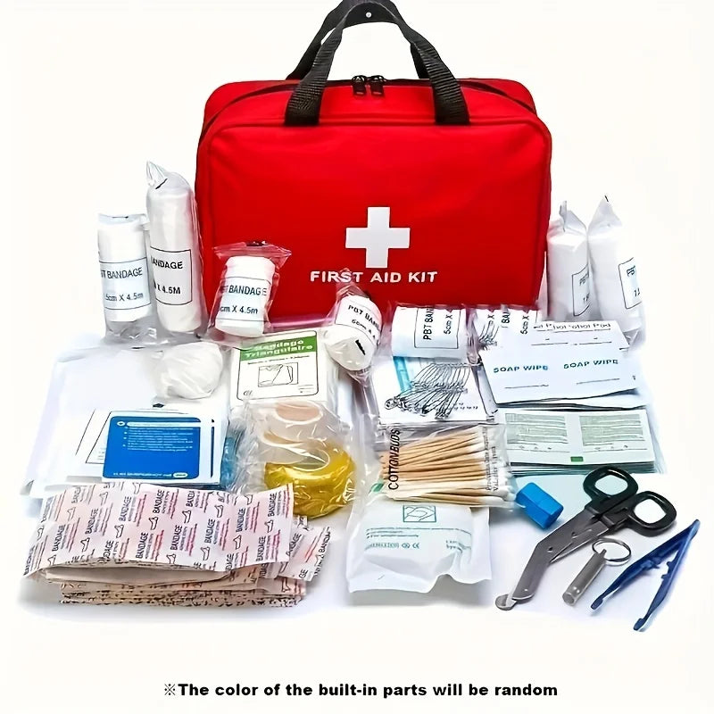 Compact First Aid Kit – Portable Emergency Supply Bag for Home, Car, Office and Travel