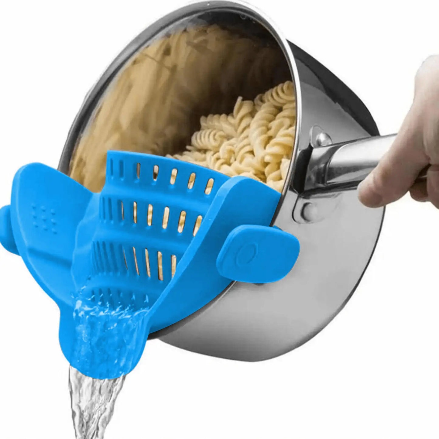 Adjustable Clip-On Pot Strainer – Stainless Steel Kitchen Strainer for Pots, Pans & Bowls