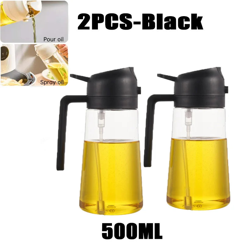 Oil Spray Bottle 200/300/500ml – Olive Oil Sprayer for BBQ, Cooking & Baking