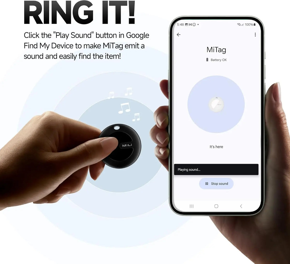 Android Item Finder Tracker – Portable Locator for Bags, Keys and Travel Gear
