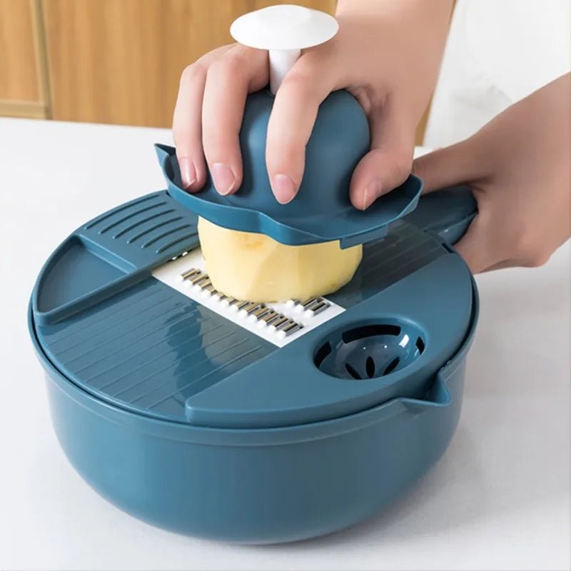 9-in-1 Multifunctional Vegetable Chopper & Slicer - Goodify Mart