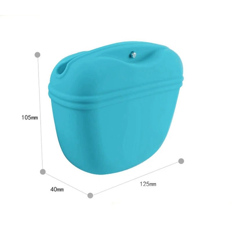 Portable Dog Training Treat Pouch – Silicone Waist Bag for Obedience, Agility & Outdoor Walking - Goodify Mart
