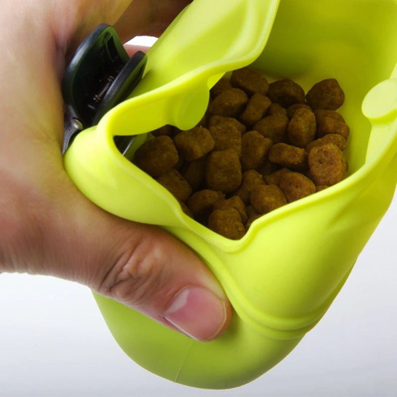 Portable Dog Training Treat Pouch – Silicone Waist Bag for Obedience, Agility & Outdoor Walking - Goodify Mart