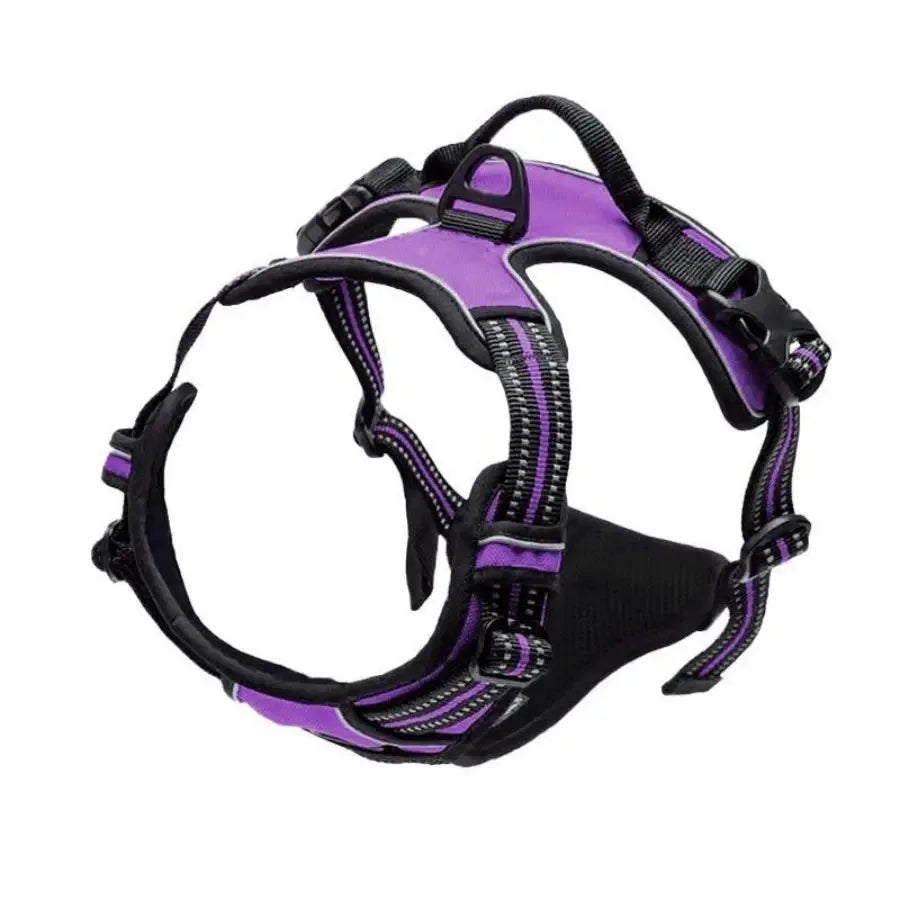 Pet Dog Harness, Collar & Leash Set – Adjustable Vest Harness for Small & Medium Dogs