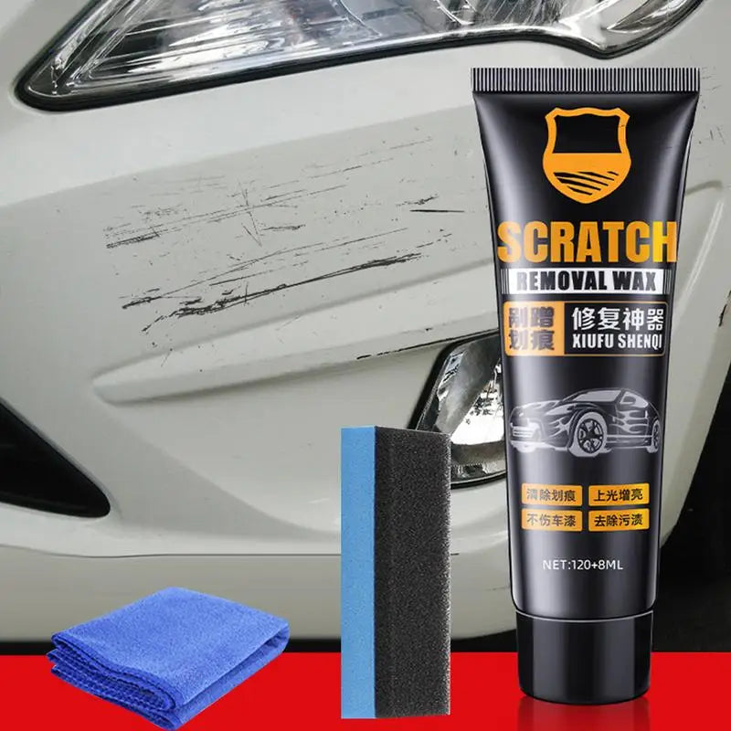 Car Scratch & Swirl Remover Compound – Paint Polishing Wax for Light Surface Marks