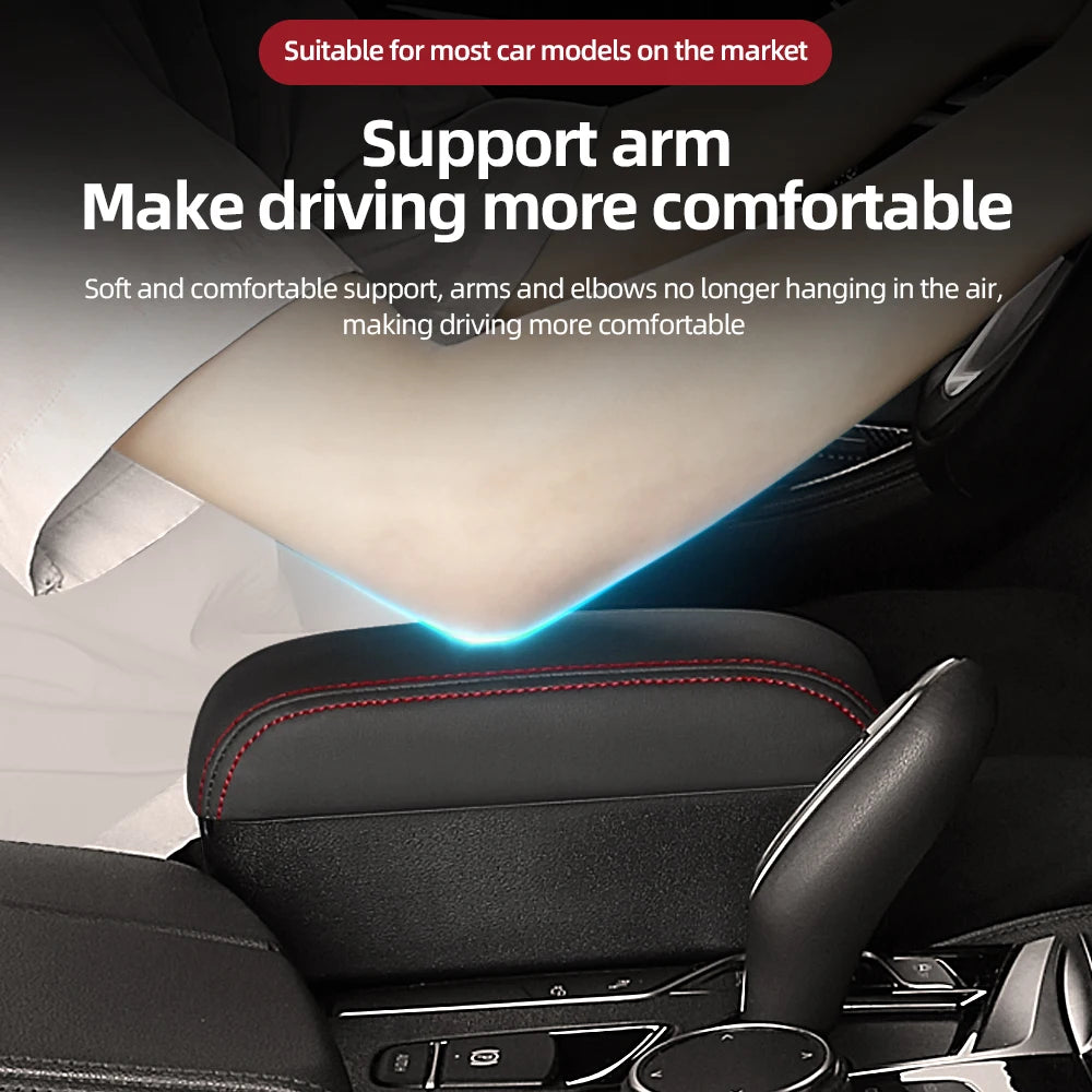 Adjustable Car Armrest Organizer – Liftable Console Gap Storage Tray