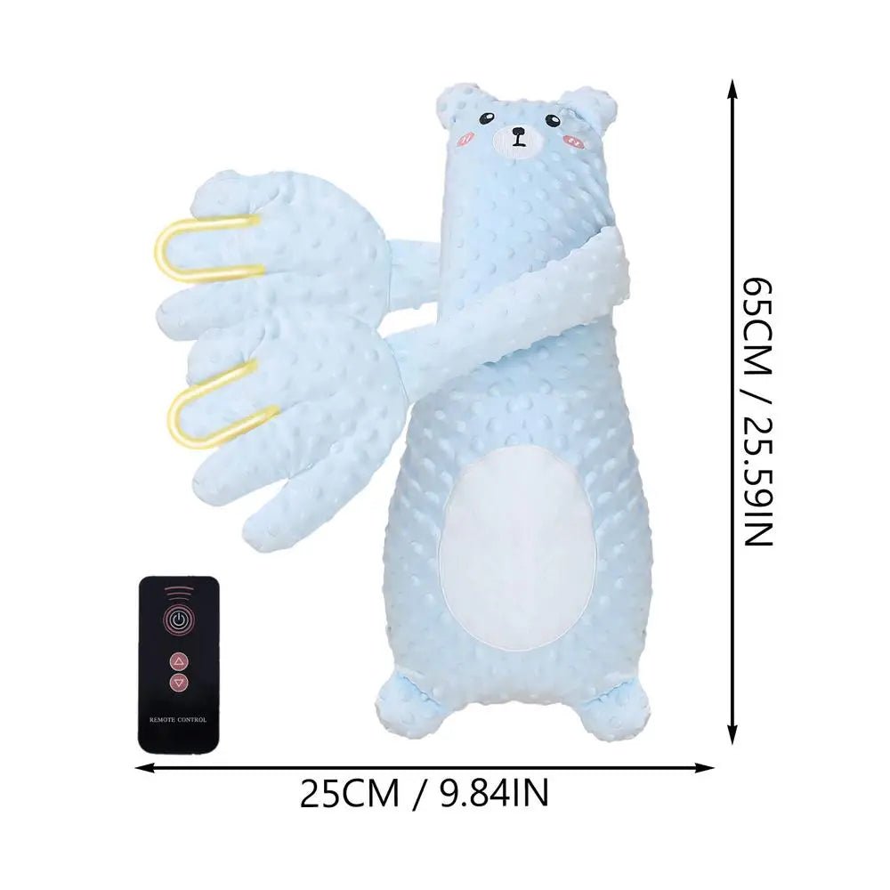Remote Control Baby Sleep Soothing Plush Bear – Electric Patting Comfort Pillow for Infants (65cm) - Goodify Mart