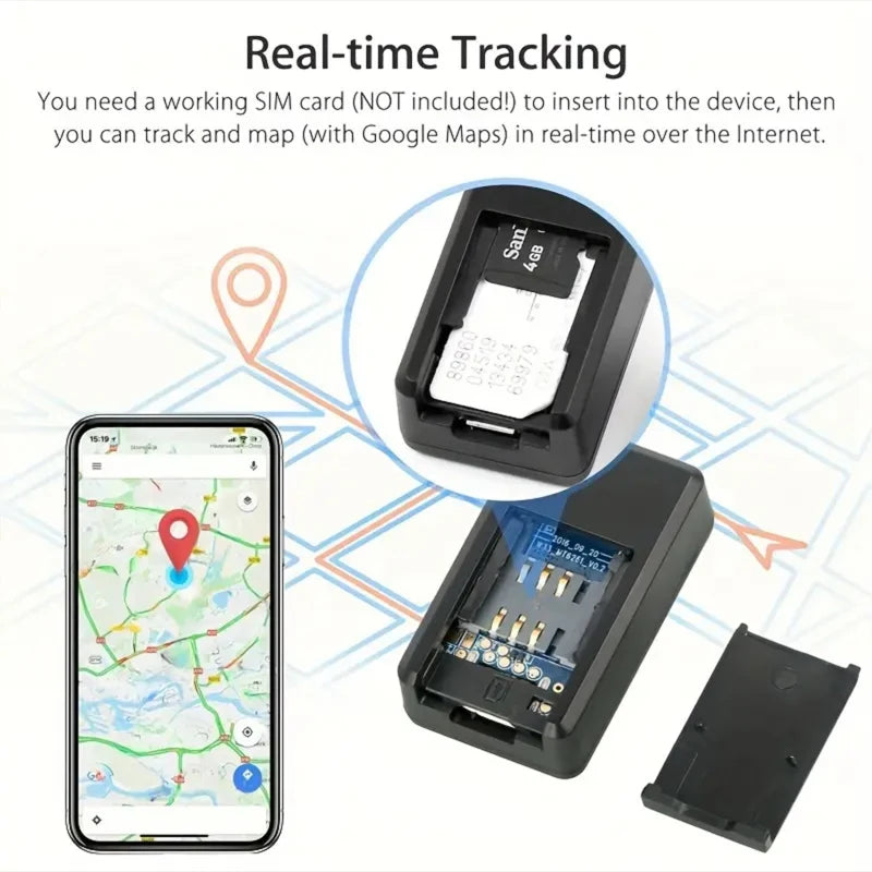 GF-07 Mini Magnetic Vehicle Locator – Compact SMS Position Tracker for Cars