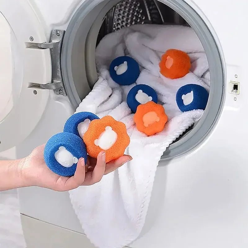 3-10pcs Pet Hair Remover Reusable Ball Laundry Washing Machine Filter Wool Sticker Cat Hair Remover Pet Fur Lint Catcher Home - Goodify Mart