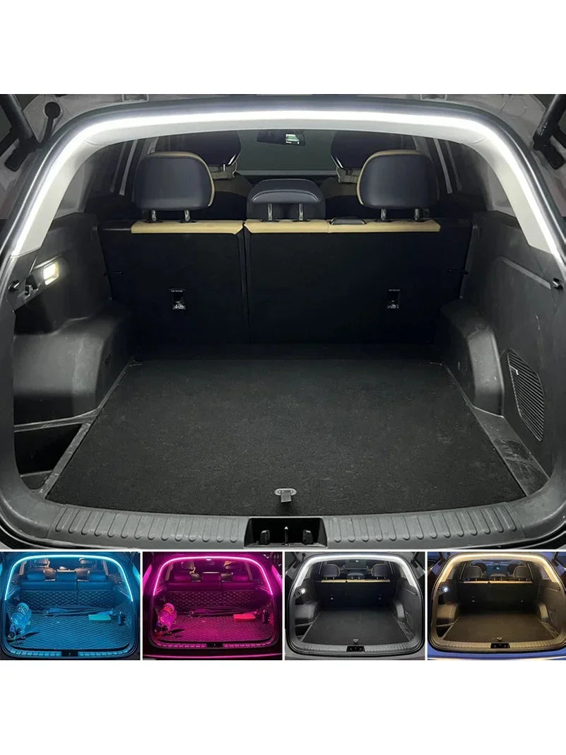 12V Cut-to-Length LED Trunk Light Strip – IP65 Cargo Area Lighting in White or Warm White, 2m/4m