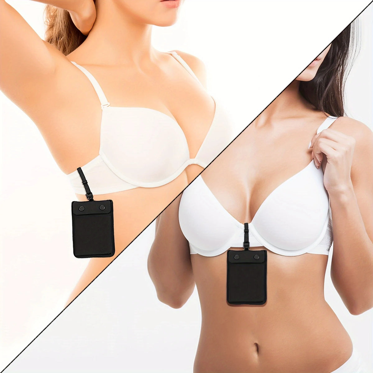 Hidden Bra Wallet – Discreet Travel Pouch for Cash, Cards and Small Valuables - Goodify Mart