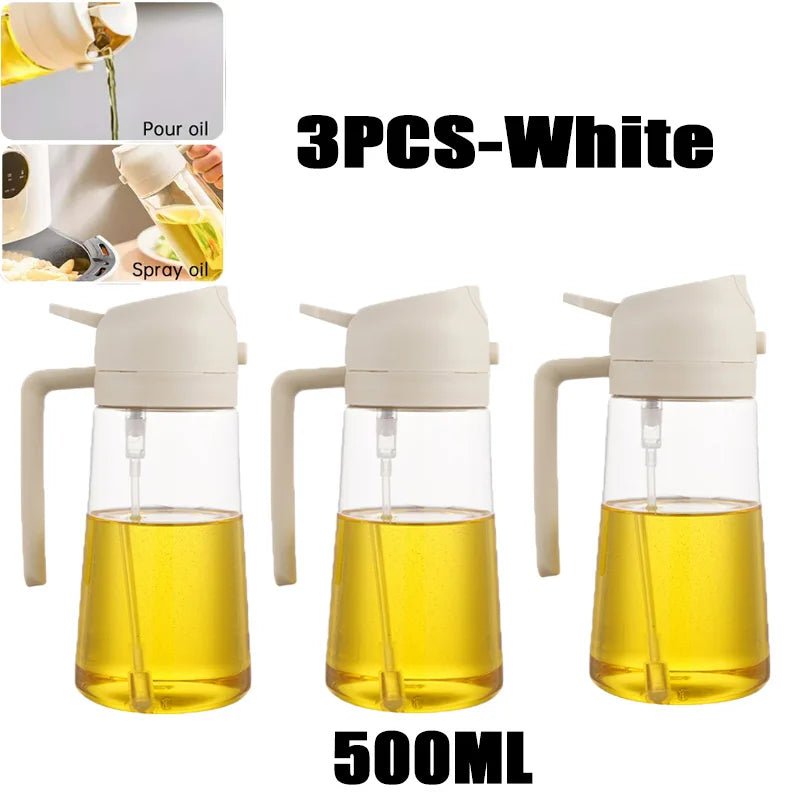 Oil Spray Bottle 200/300/500ml – Olive Oil Sprayer for BBQ, Cooking & Baking - Goodify Mart
