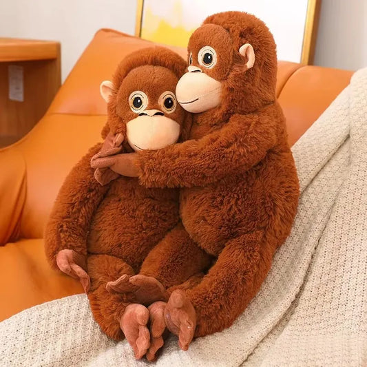 66cm Cartoon Gorilla Plush Toy – Soft Stuffed Monkey Doll for Gift & Room Decor