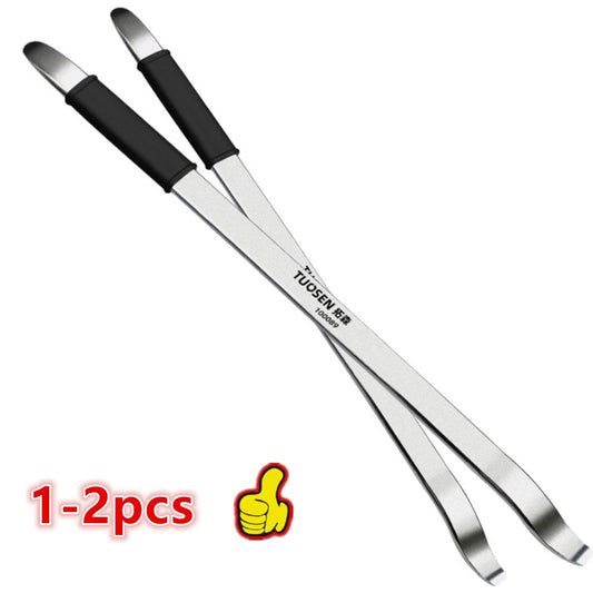 Professional Metal Tire Changing Pry Bar With Rubber Handle – 1/2-Piece Set