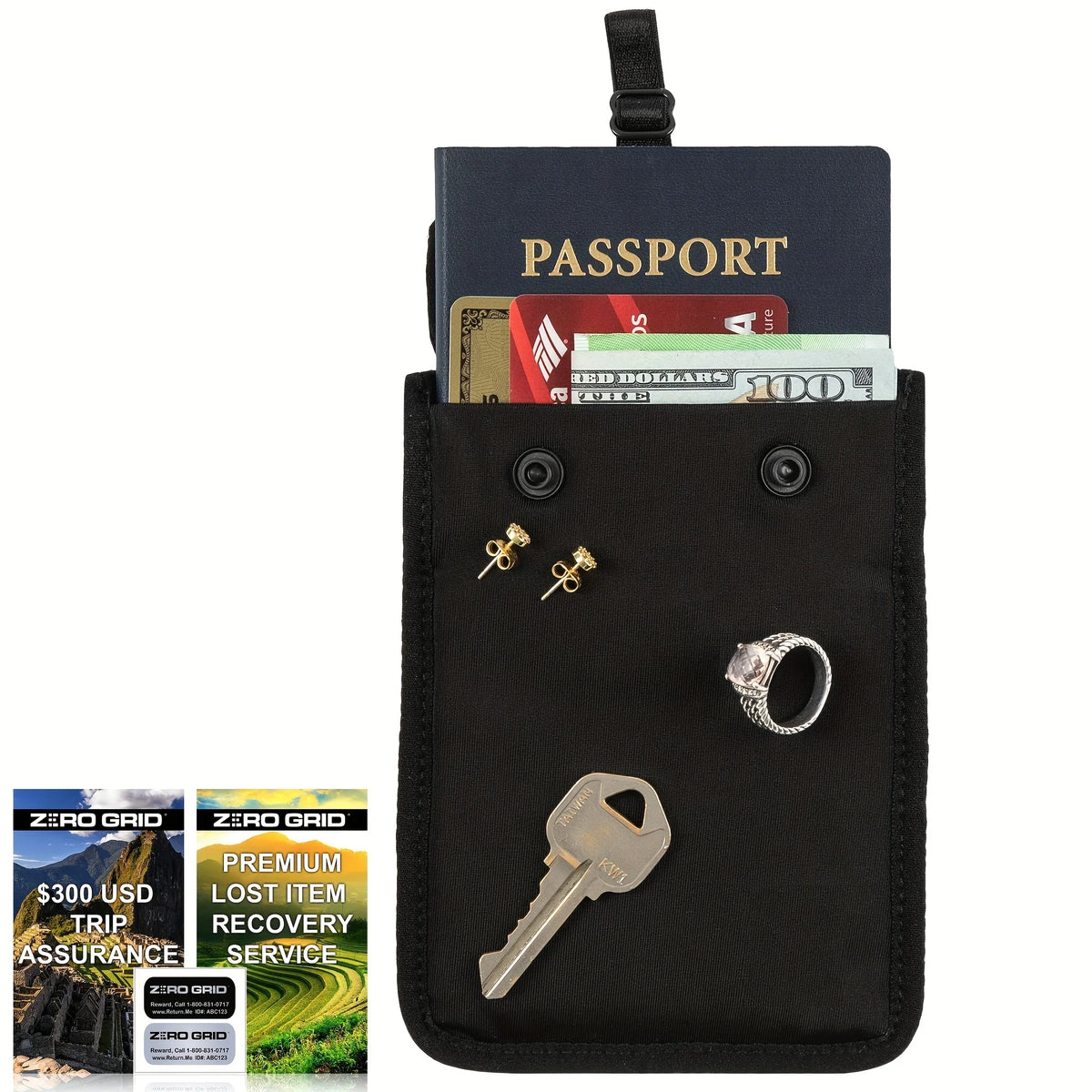Hidden Bra Wallet – Discreet Travel Pouch for Cash, Cards and Small Valuables - Goodify Mart