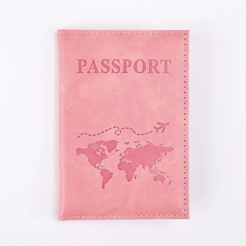 Colorful PU Passport Holder – Travel Cover With ID, Ticket & Credit Card Slots