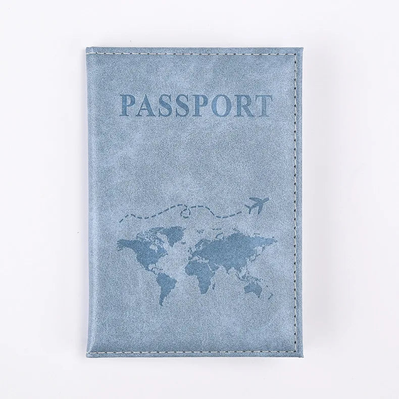 Colorful PU Passport Holder – Travel Cover With ID, Ticket & Credit Card Slots